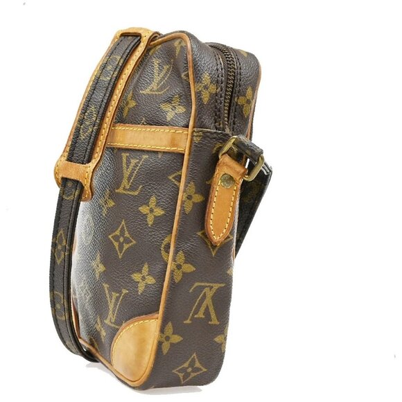 LOUIS VUITTON Danube Shoulder Bag Monogram Leather Brown France M45266 31KB528 - Picture 2 of 15